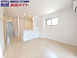 JR参宮線 宮川駅 徒歩7分の賃貸アパート 1階2LDKのリビング/ダイニング