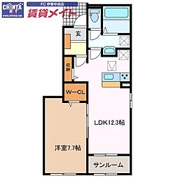 近鉄山田線 明野駅 徒歩20分