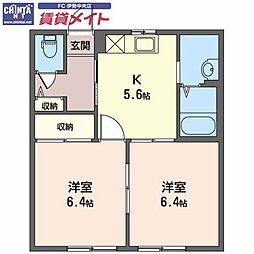 近鉄山田線 明野駅 徒歩8分 1階/-