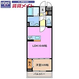 近鉄山田線 宮町駅 徒歩25分 3階/-