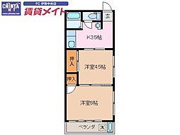 近鉄山田線 宮町駅 徒歩8分 2階/-