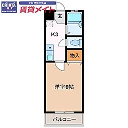 JR参宮線 五十鈴ケ丘駅 3.1km 1階/-