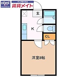 近鉄鳥羽線 宇治山田駅 徒歩17分 1階/-