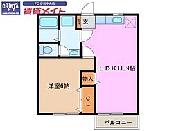 🉐敷金礼金0円！🉐参宮線 五十鈴ヶ丘駅 徒歩30分