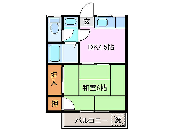 三重県津市鳥居町(賃貸アパート1DK・1階・24.30㎡)の写真 その2