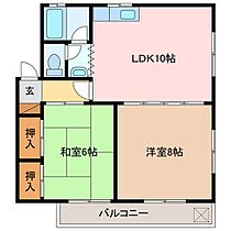 三重県津市西古河町（賃貸アパート2LDK・1階・49.41㎡） その2