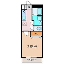 三重県津市栗真中山町（賃貸マンション1K・4階・30.60㎡） その2