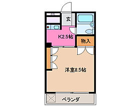 三重県津市一身田平野（賃貸マンション1K・2階・24.75㎡） その2