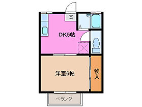 三重県津市桜橋２丁目（賃貸アパート1DK・2階・25.00㎡） その2