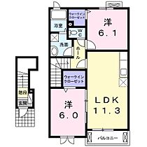 三重県津市高茶屋小森町（賃貸アパート2LDK・2階・57.57㎡） その2