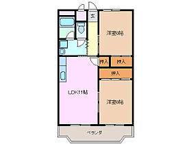 三重県津市白塚町（賃貸マンション2LDK・4階・53.00㎡） その2