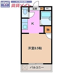 間取図画像 1K