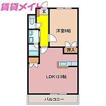 グローリア江戸橋  ｜ 三重県津市江戸橋2丁目（賃貸マンション1LDK・1階・42.60㎡） その2