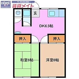 下沢荘 2階/-
