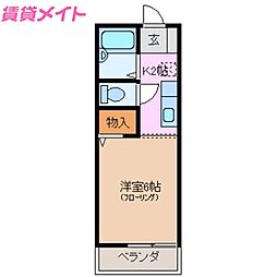 プレジール坂倉 2階