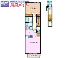 間取図画像 1LDK