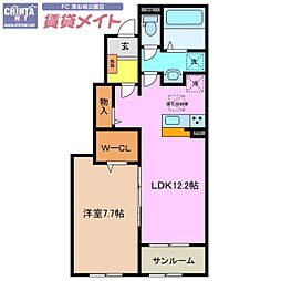 間取図画像 1LDK