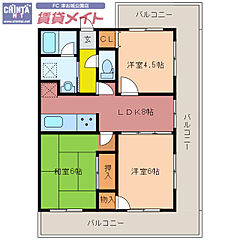 物件の間取り