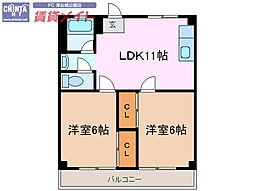 🉐敷金礼金0円！🉐津　IN　COURT　練木