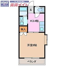 第二メゾン山本 2階/-