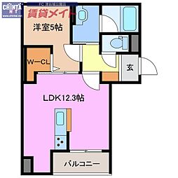 シャーメゾンボスコルーチェ 2階