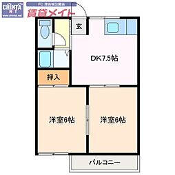 メゾンネコット 2階/-
