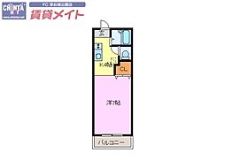 AmenityFlats 1Kの間取図画像