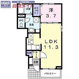 アルカンシエル大園 1階/-