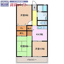ベルメゾン194 2階/-