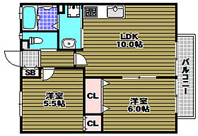 エスポワールIIＣ棟  ｜ 大阪府河内長野市小塩町（賃貸アパート2LDK・2階・47.55㎡） その2