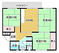 狭山住宅22号棟4階3.8万円