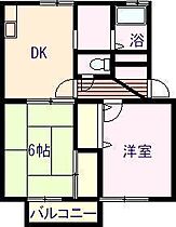 アンソレイエ千々賀 202 ｜ 佐賀県唐津市千々賀（賃貸アパート2DK・2階・41.89㎡） その2