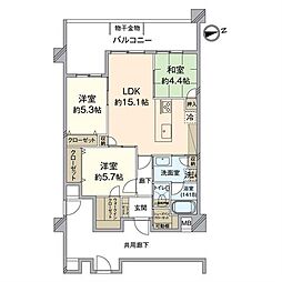 間取図画像 3LDK