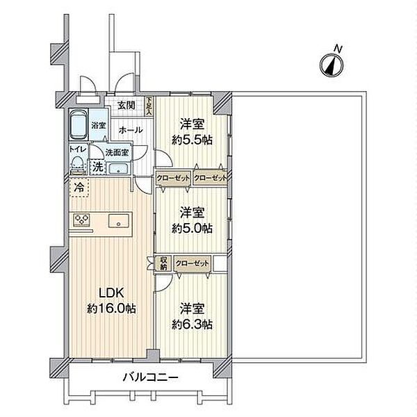 間取りを拡大表示