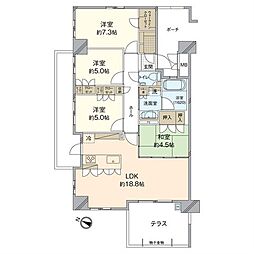 ザ・サンパークシティ黒崎 4LDKの間取図画像