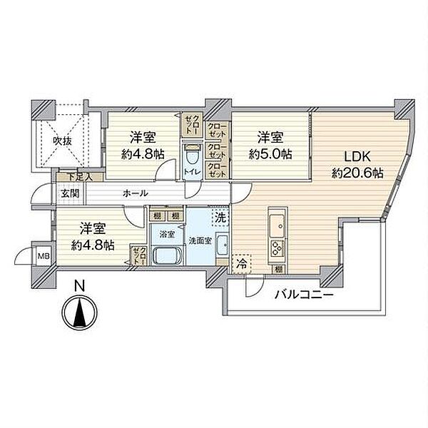 間取りを拡大表示