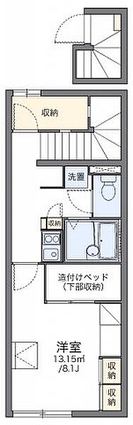 レオパレス連 204｜広島県福山市神辺町(賃貸アパート1K・2階・28.02㎡)の写真 その2