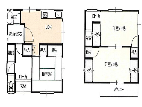 岩本住宅（引野町5丁目） B｜広島県福山市引野町5丁目(賃貸一戸建3LDK・1階・84.85㎡)の写真 その2