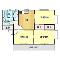 コンフレールB  ｜ 広島県福山市駅家町大字万能倉991-1（賃貸アパート3DK・2階・58.06㎡） その2