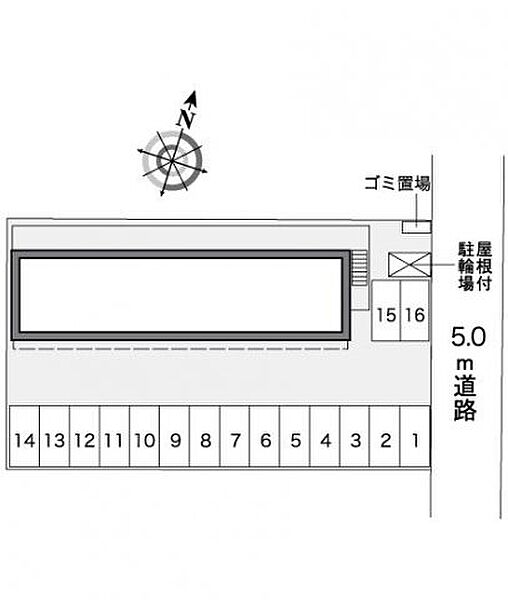 レオパレスグレース東福山 ｜広島県福山市引野町2丁目(賃貸アパート1K・1階・23.18㎡)の写真 その3