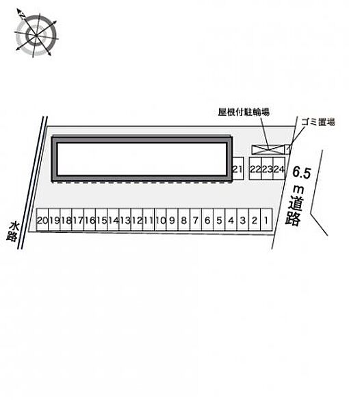 レオパレスミスフィッツ ｜広島県福山市新市町大字戸手(賃貸アパート1K・1階・23.61㎡)の写真 その3