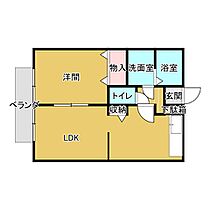 マロンリッジ  ｜ 広島県府中市栗柄町409-4（賃貸アパート1LDK・2階・40.15㎡） その2