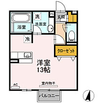 D-room平成大学  ｜ 広島県福山市御幸町大字上岩成（賃貸アパート1R・2階・35.30㎡） その2