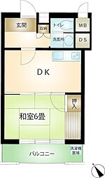 間取図画像 1DK