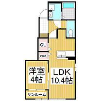 長野県塩尻市大字広丘堅石（賃貸アパート1LDK・1階・40.53㎡） その2