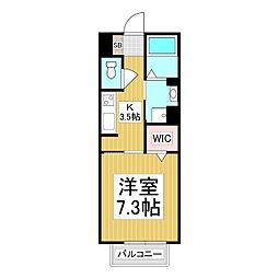 Maison de Espoir 1階1Kの間取り