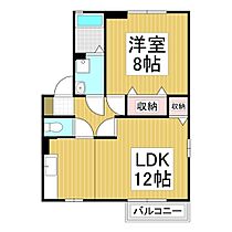 ロイヤルガーデンエリナD棟  ｜ 長野県岡谷市神明町1丁目（賃貸アパート1LDK・1階・47.94㎡） その2