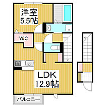 GRAND D-ROOM高出N12  ｜ 長野県塩尻市大字広丘高出（賃貸アパート1LDK・2階・50.05㎡） その2