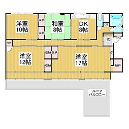 小柳ビル 4DKの間取図画像