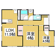 物件の間取り